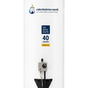 Calentador de Agua a Gas de 40 Galones En Acero inoxidable